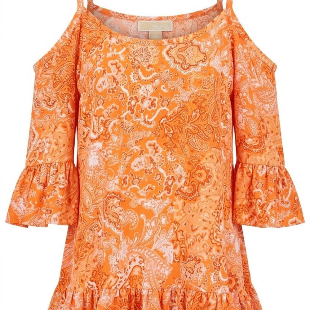Michael Kors XL Paisley Print Tiered Ruffle Cami Top - NEW with Tags